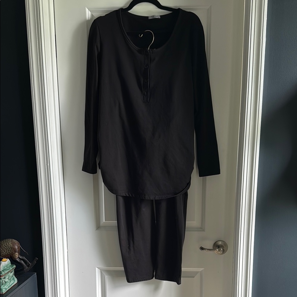 Black Women's Maternity Loungewear Set